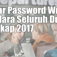 daftar password wifi