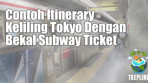 contoh itinerary tokyo subway ticket
