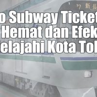 tokyo metro subway ticket