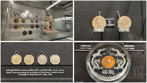 aneka koleksi koin dalam museum